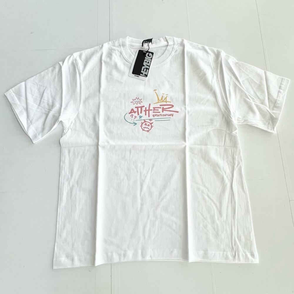 New HEYBIG Graphic Short Sleeve Tee Shirt TH-394 UNISEX SIZE L Atther Teddy Bear